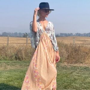 FREE PEOPLE KNOW ME MAXI DUSTER - size M but fits a Large and XL